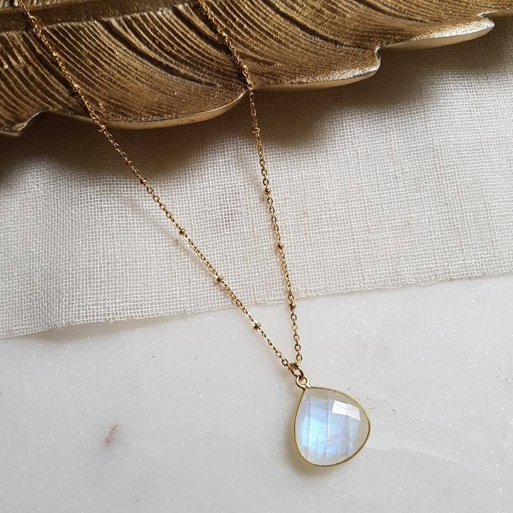 COLLIER JUSTINE MOONSTONE