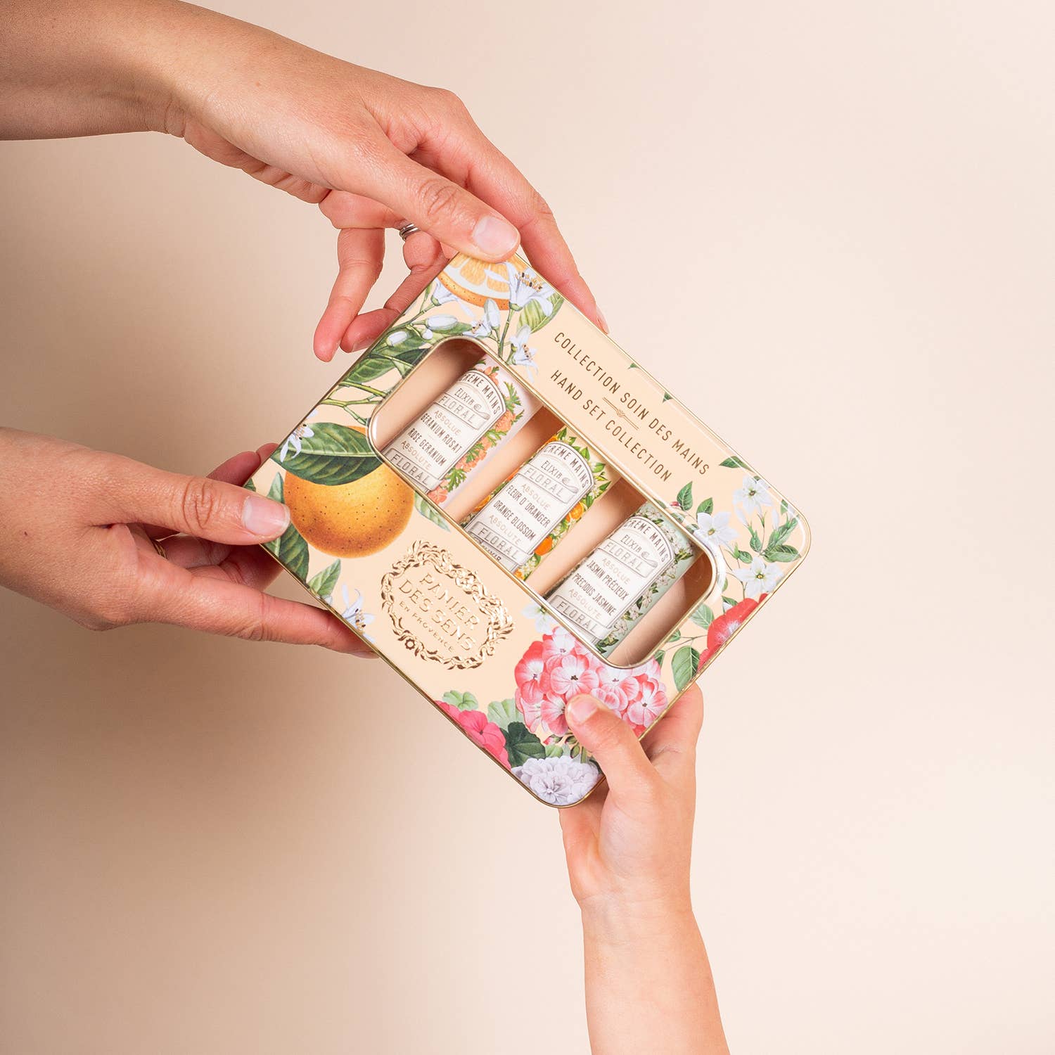 Coffret Mains | Jasmin, fleur d'oranger et géranium rosat