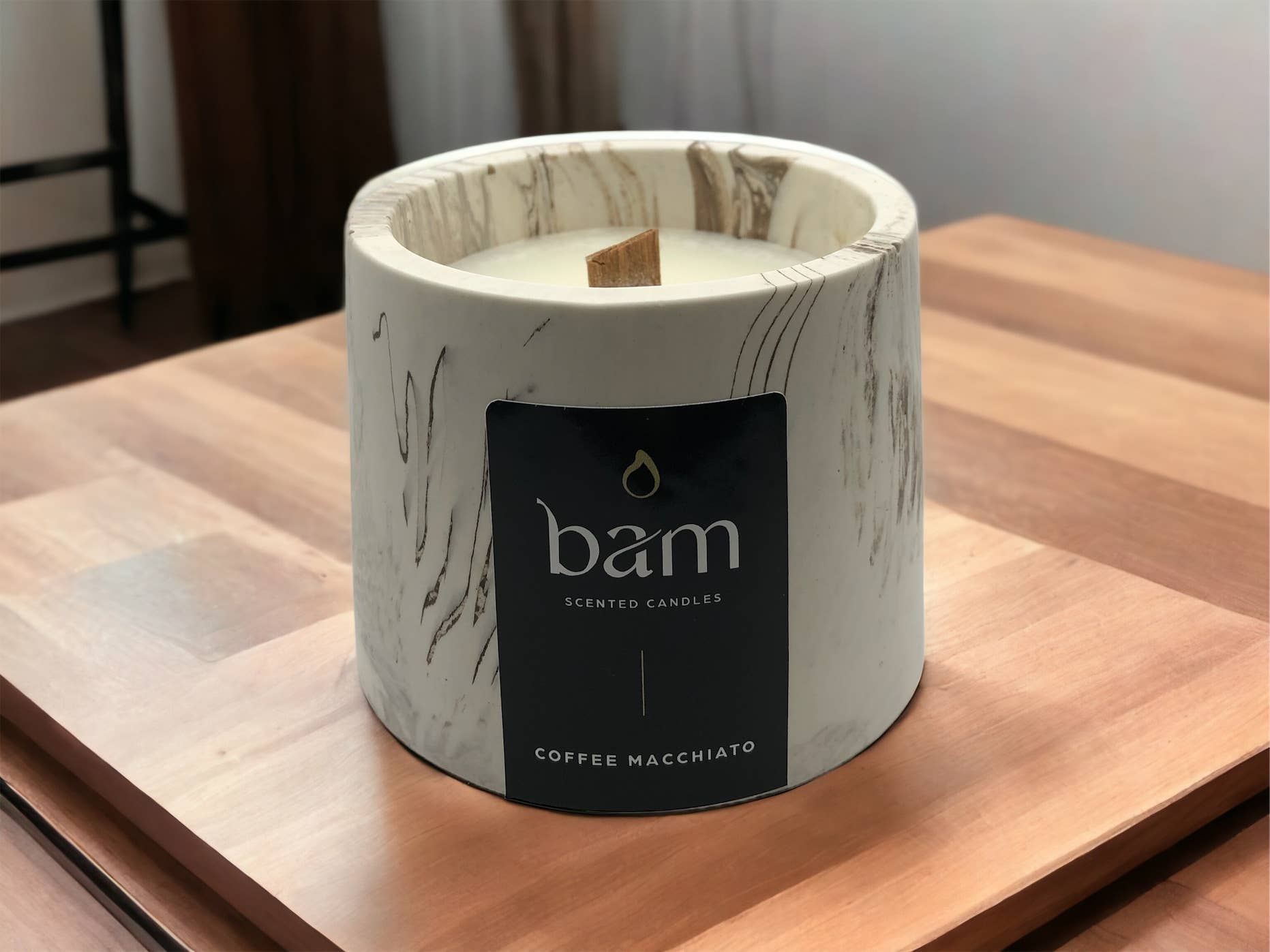 BAM - BOUGIE PARFUMÉE MACCHIATO - Collection CONE
