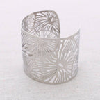 Bracelet tropical ajustable en acier: Or