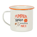 Tasse en émail Pumpkin Spice automne-automne