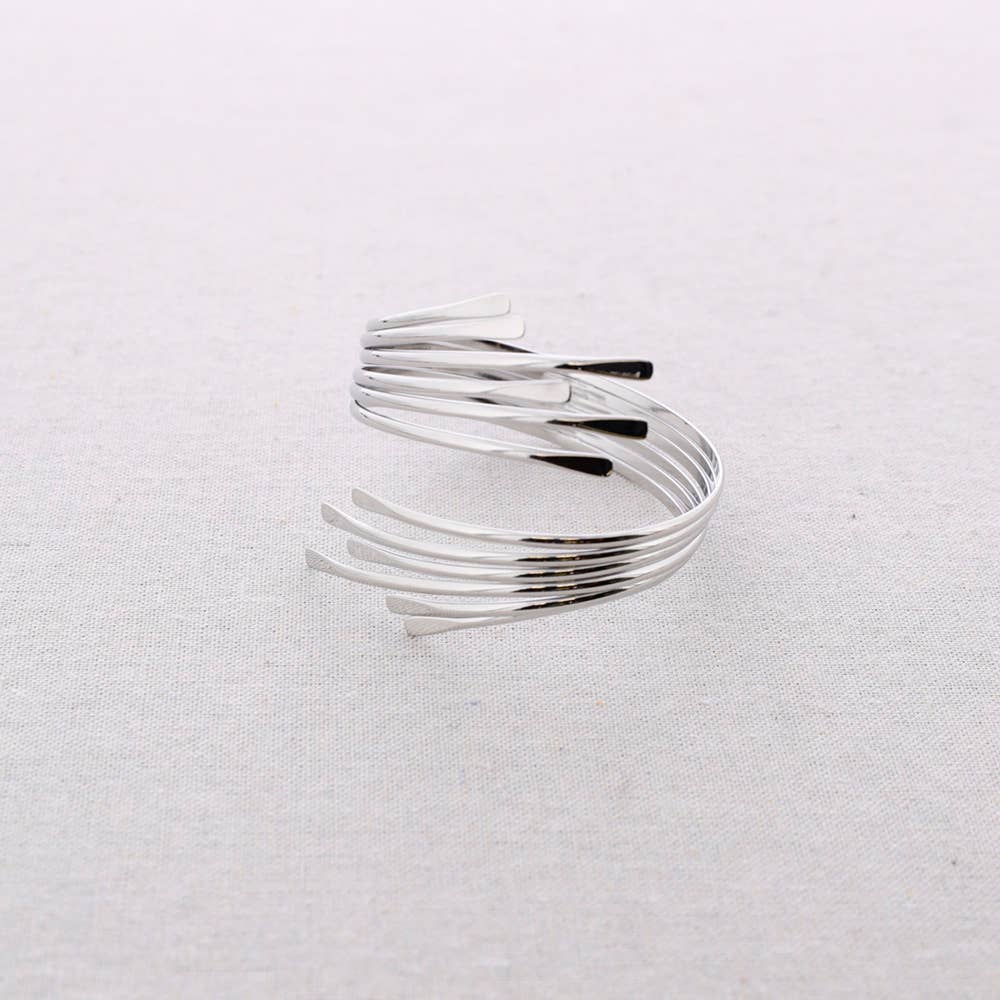 Bracelet Acier Ajustable Brindille: Or