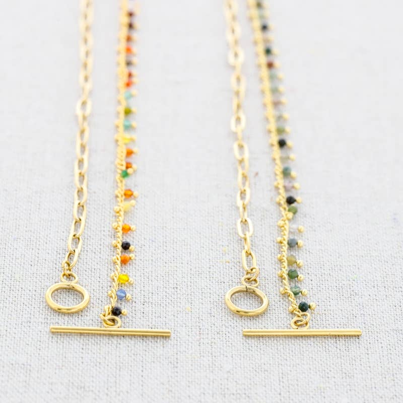 Collier en acier Stone Links: Combinado 2