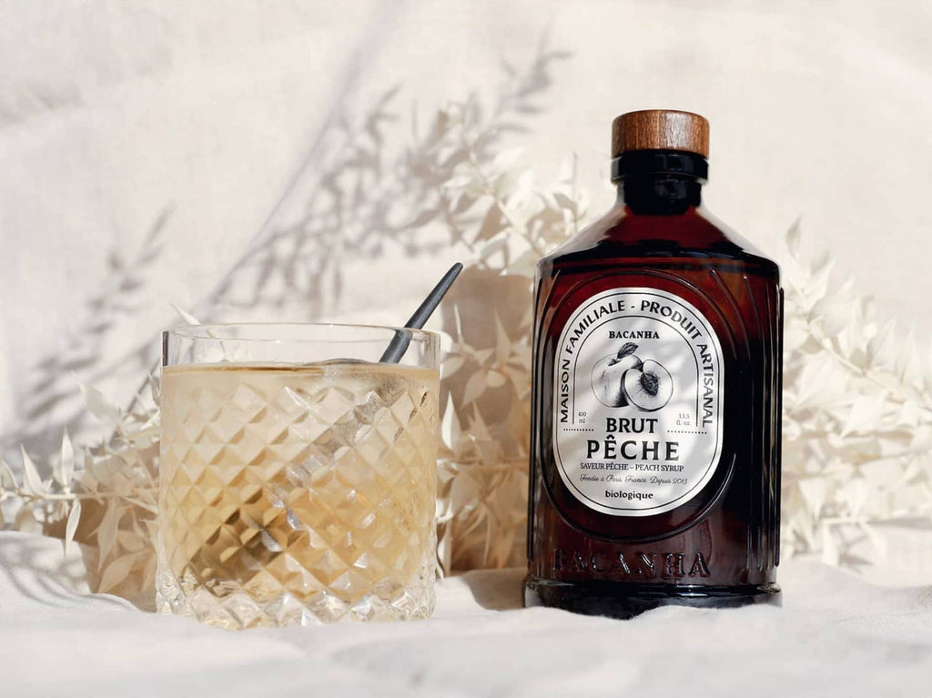 Sirop de Pêche Blanche Brut Biologique - 400 ml