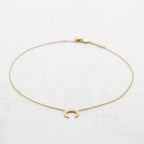 Collier Demi-Lune Acier