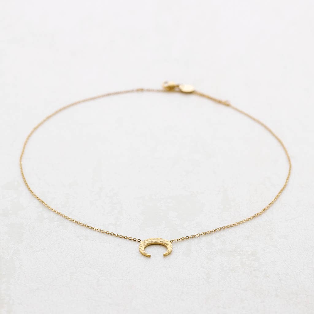 Collier Demi-Lune Acier