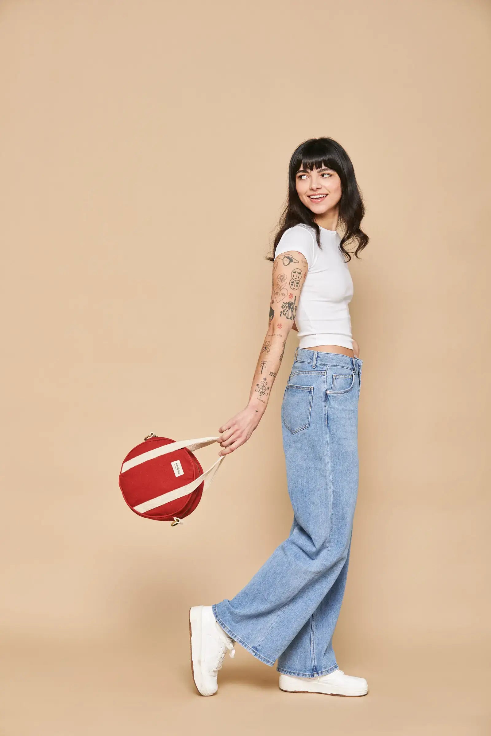 Sac à main rond Louis  JUTE