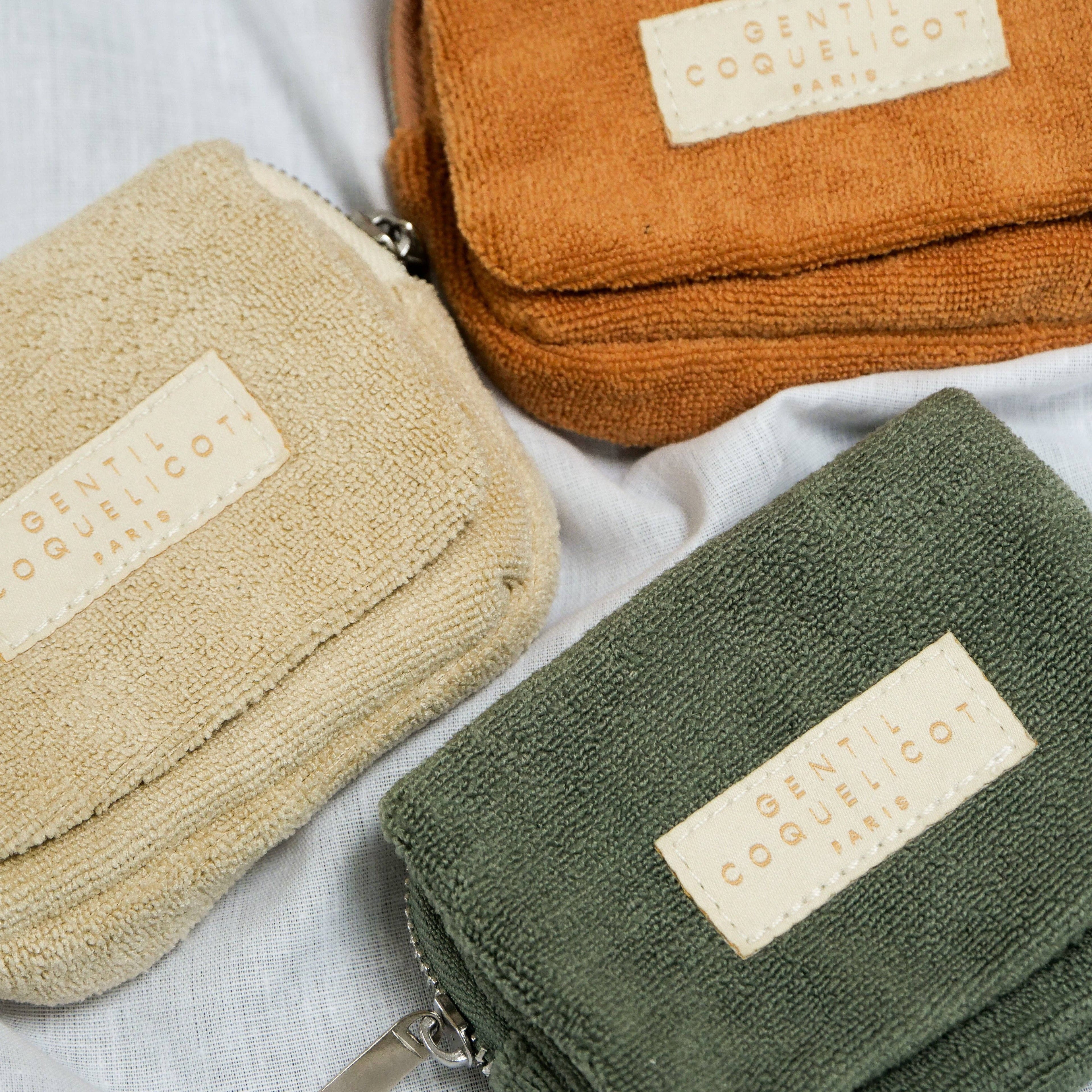 Porte monnaie éponge: Camel