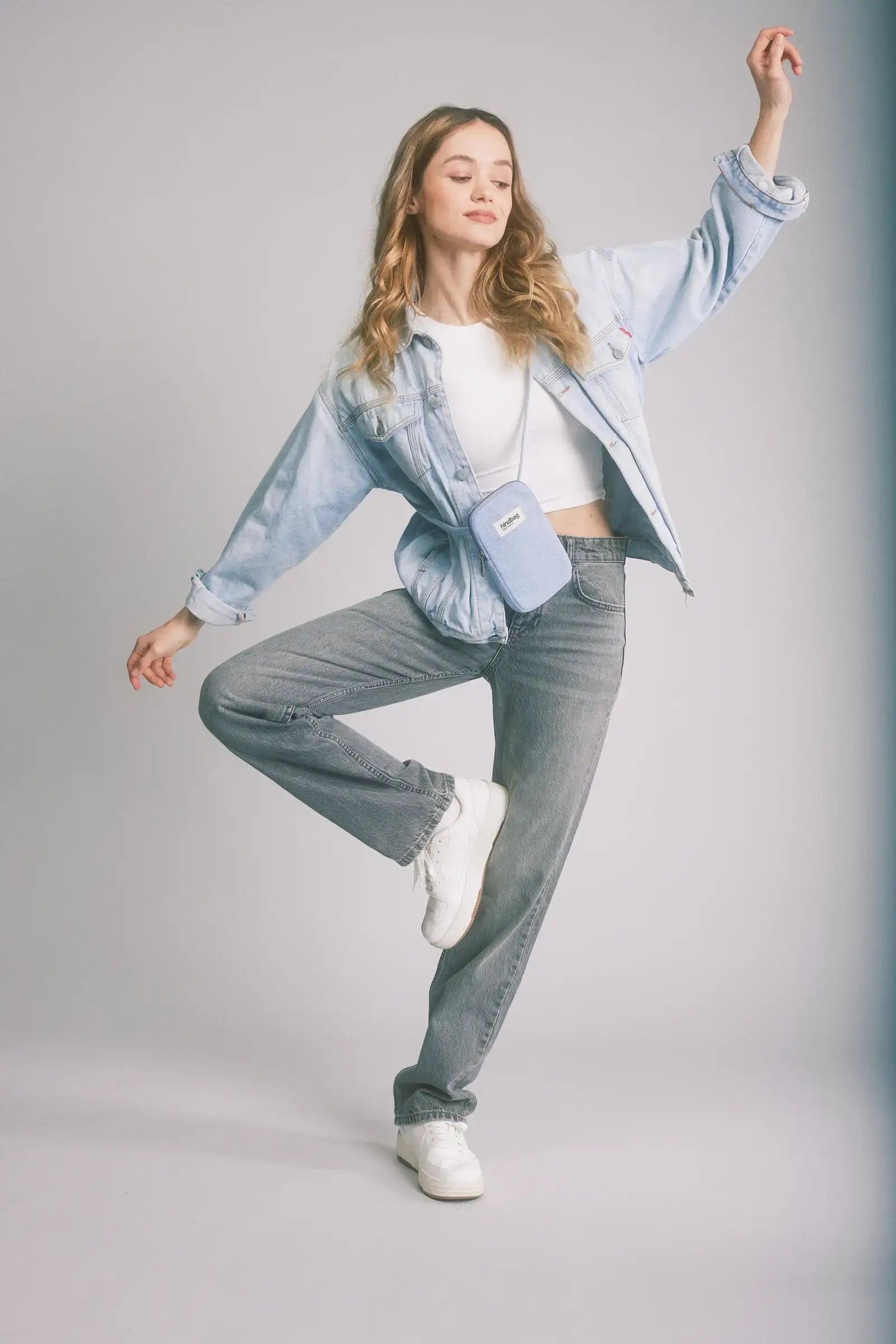 Housse téléphone Bill: Denim bleu