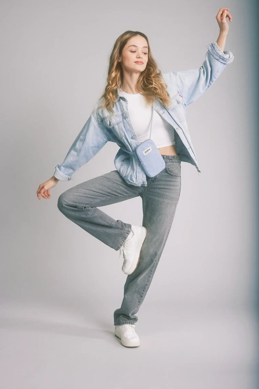 Housse téléphone Bill: Denim bleu