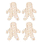Ensemble de dessous de verre Gingerbread Man de Noël