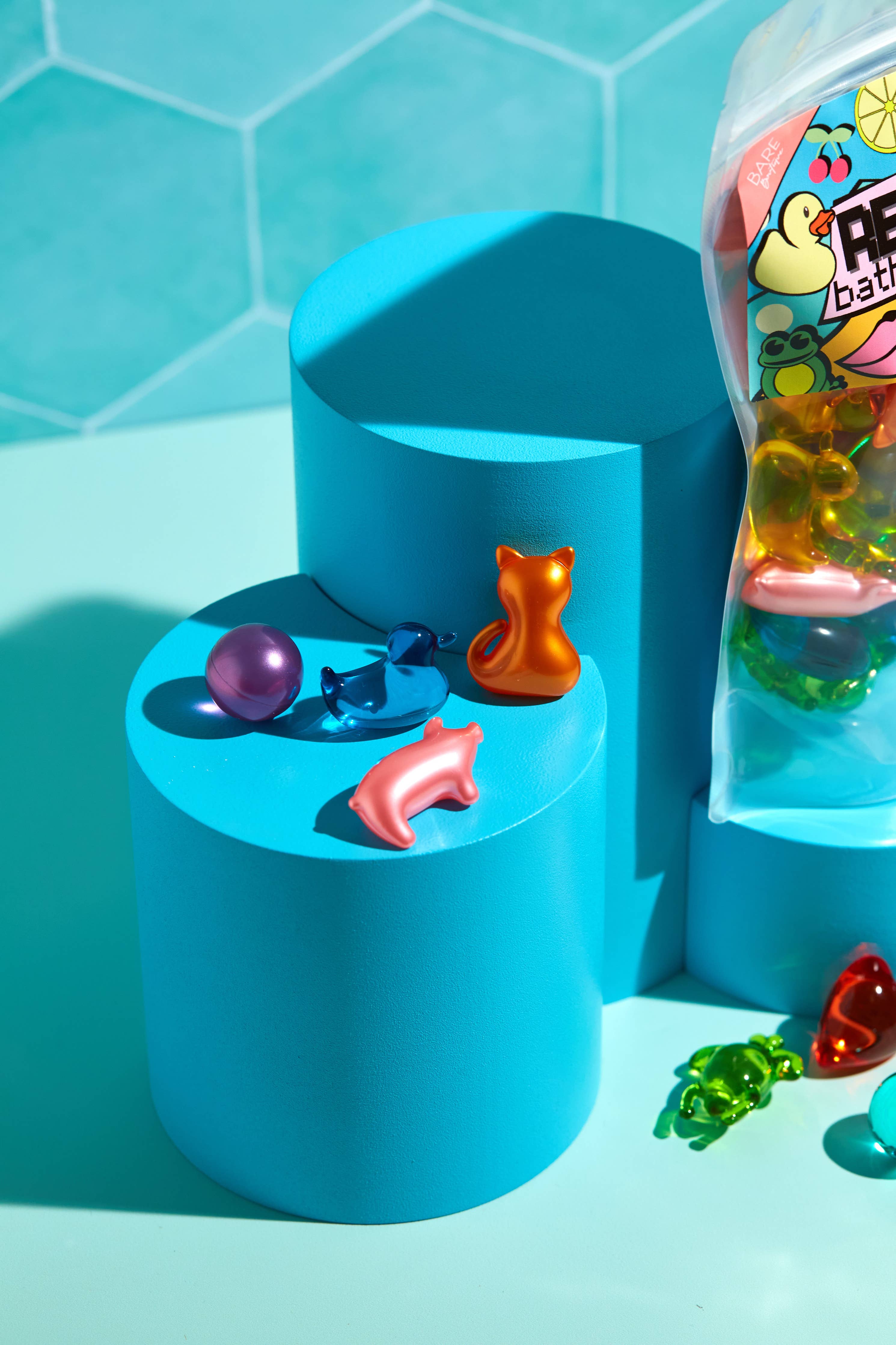 Lot de 30 perles de bain rétro aléatoires des années 90 - Sac mixte géant