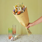 Fleurs séchées - Bouquet champêtre - Délice pastel: Petit