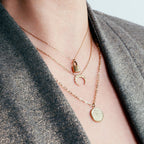 Collier Demi-Lune Acier