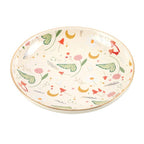 Plat à bibelots imprimé de folklore féerique