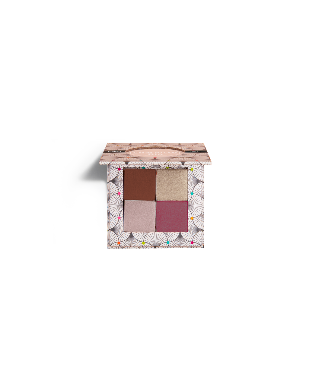 Palette fards à paupière 4 teintes Bio: Nude brun