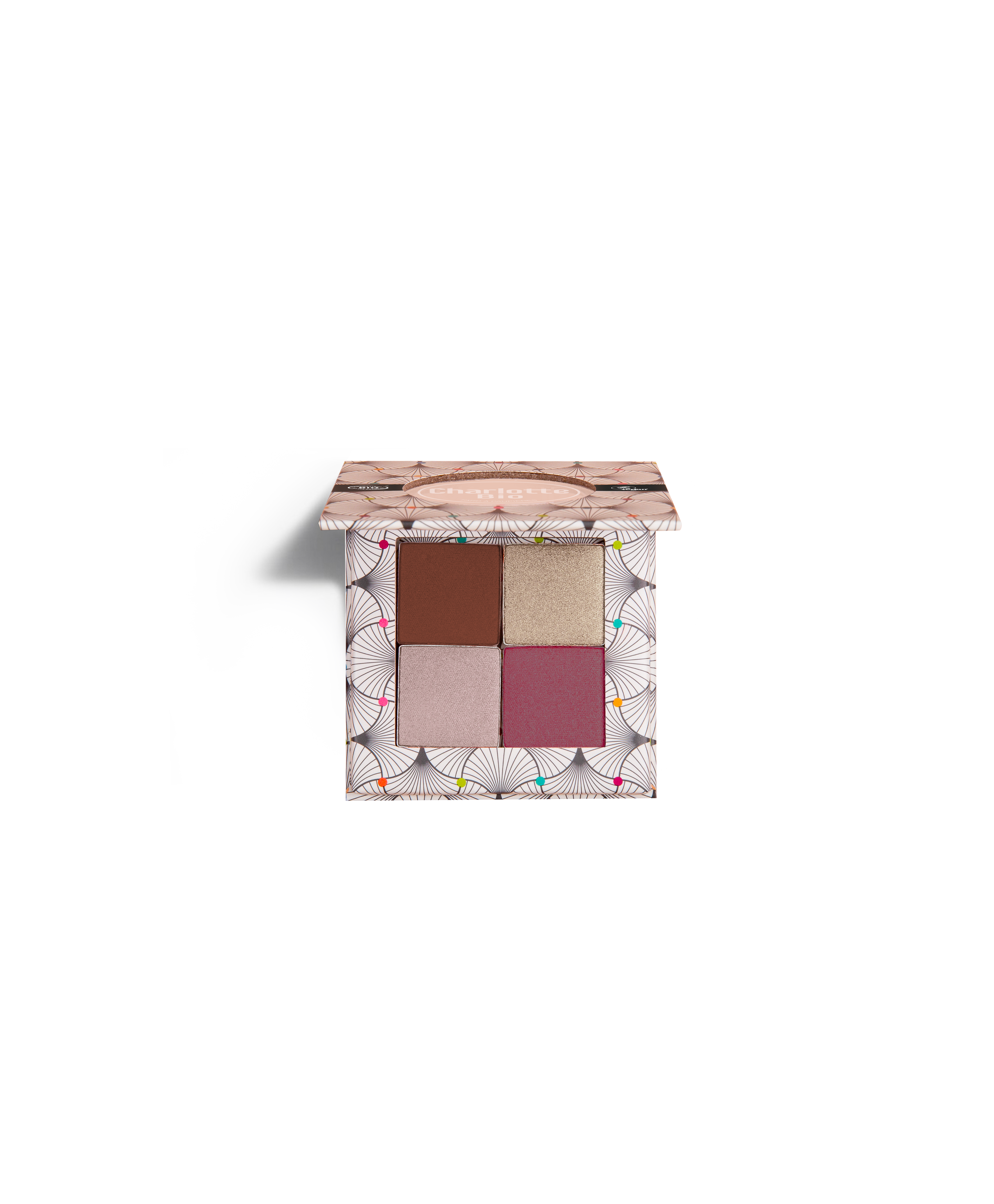 Palette fards à paupière 4 teintes Bio: Luxury