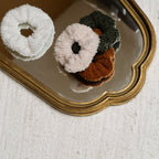 Lot de 2 chouchou sherpa: Camel & Beige