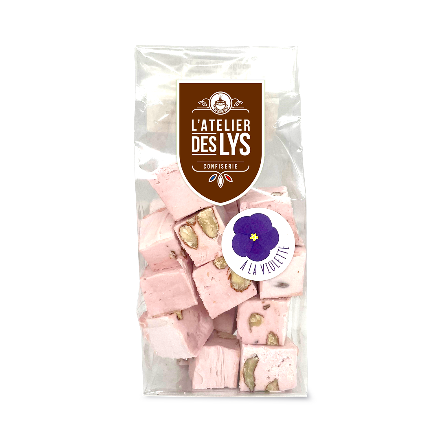 Nougat tendre à la Violette