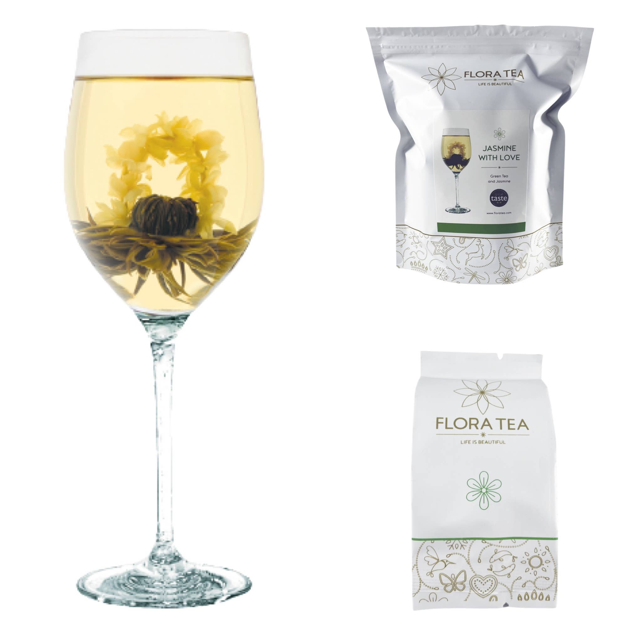 flora tea flower Jasmin avec amour
