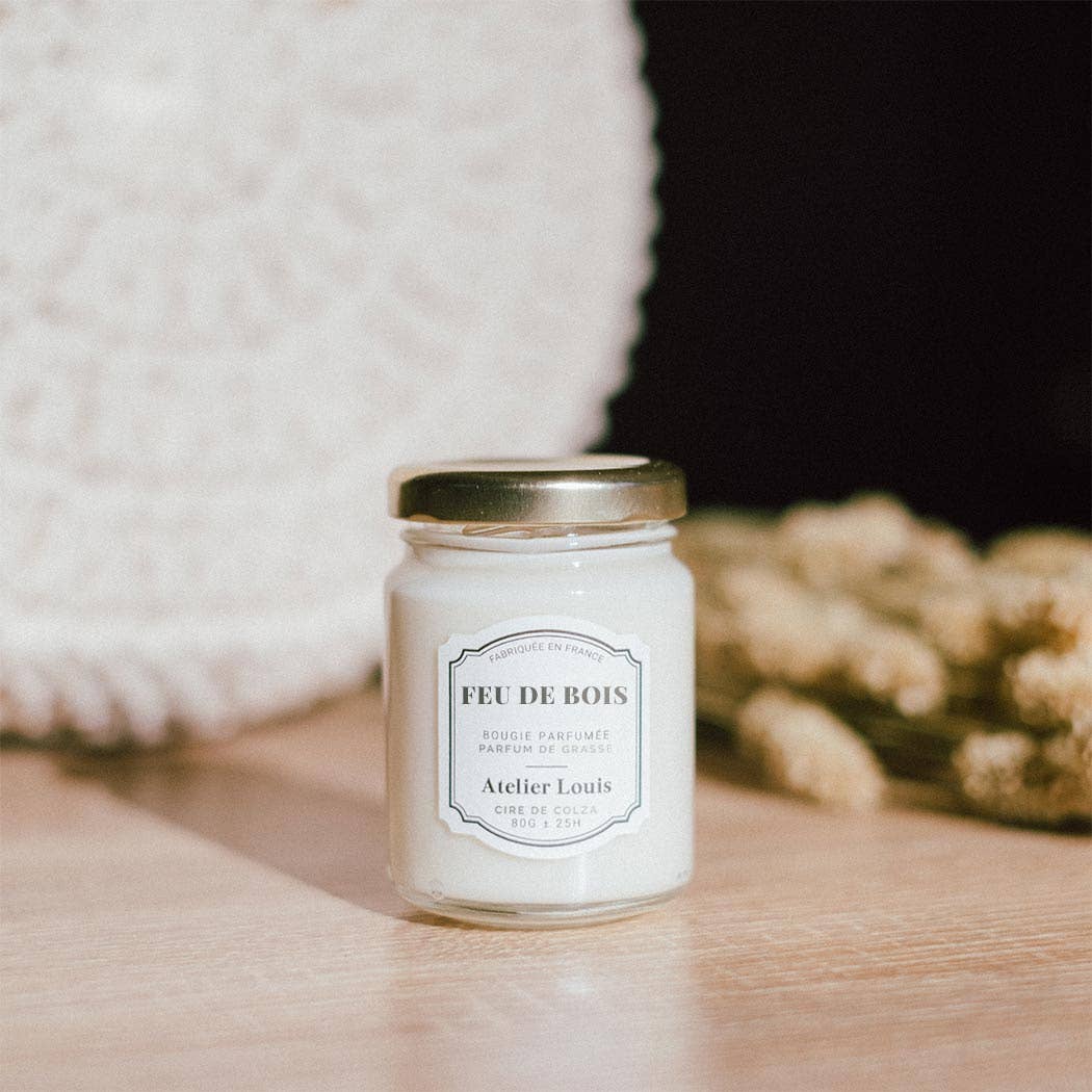 Bougie Parfumée Feu de bois: Petite - 25H de combustion