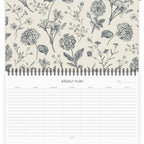 Agenda hebdomadaire motif naturel n° 2 A4