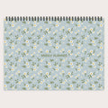 Agenda hebdomadaire A4 à motif floral bohème n° 4