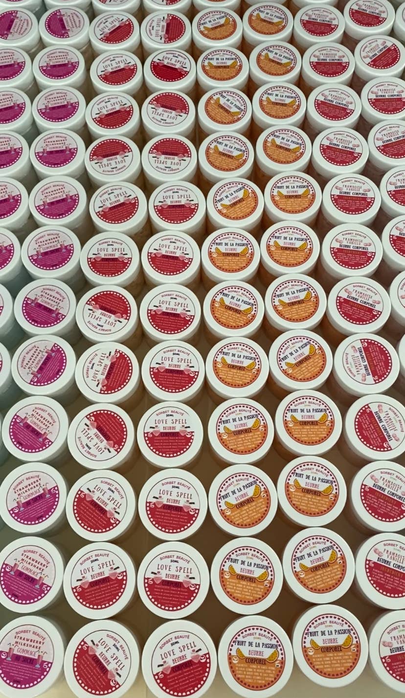 Beurre corporel fouetté/Chantilly de karité 50ml: Strawberry shake