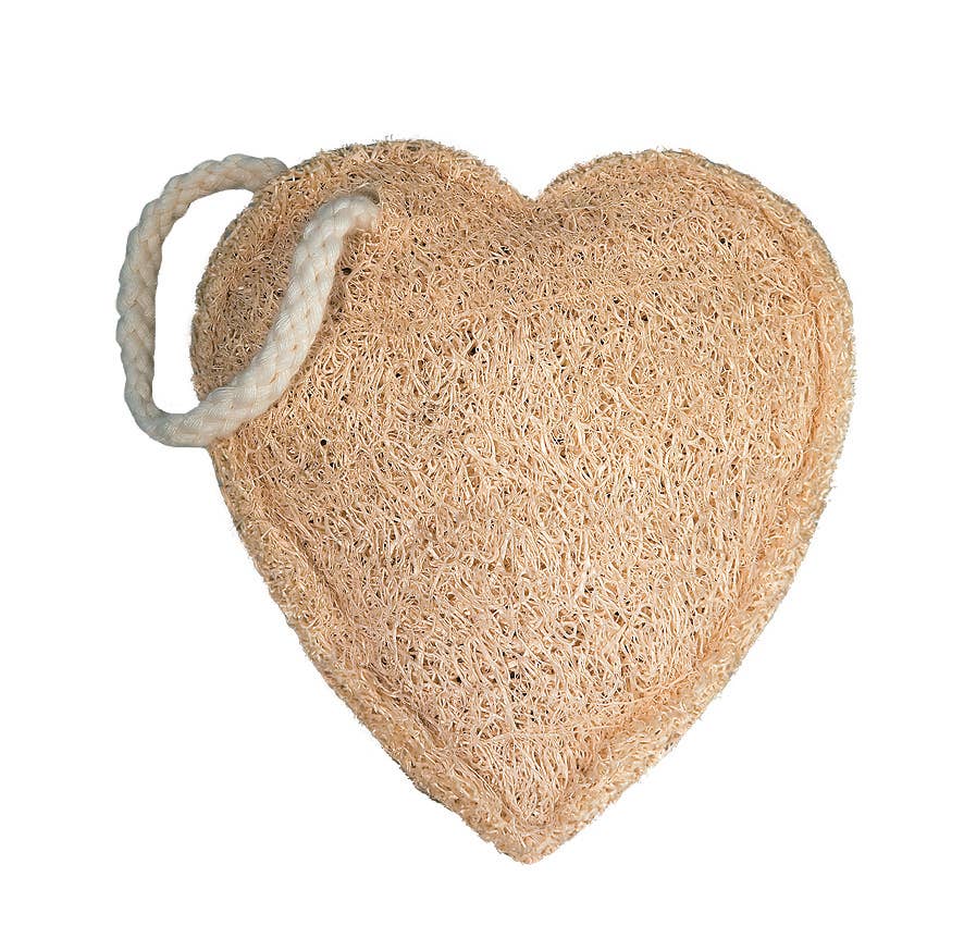 Éponge luffa cadeau plaisir de bain cœur/canard animal éco spa: Canard