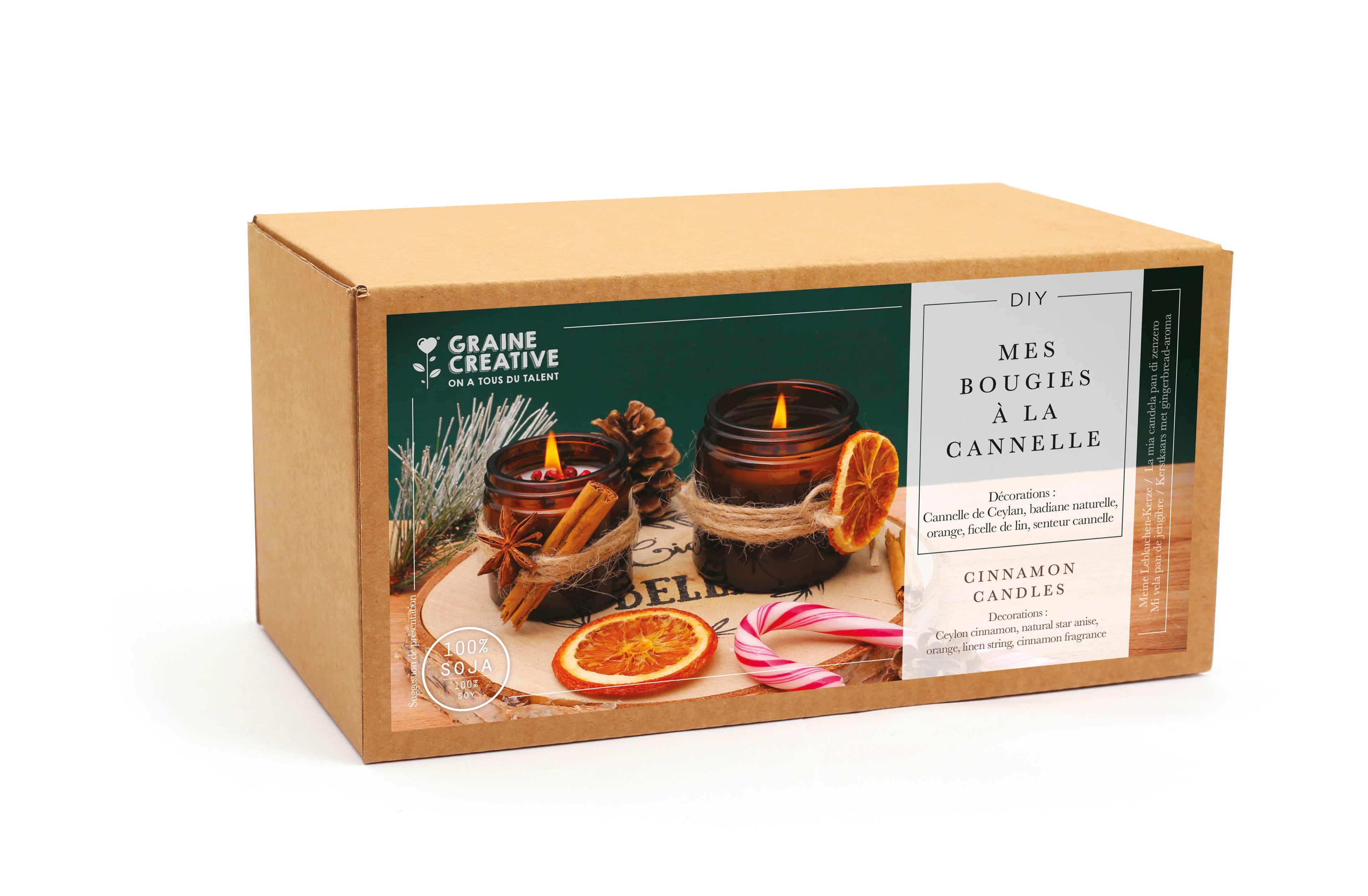 KIT BOUGIES A LA CANNELLE