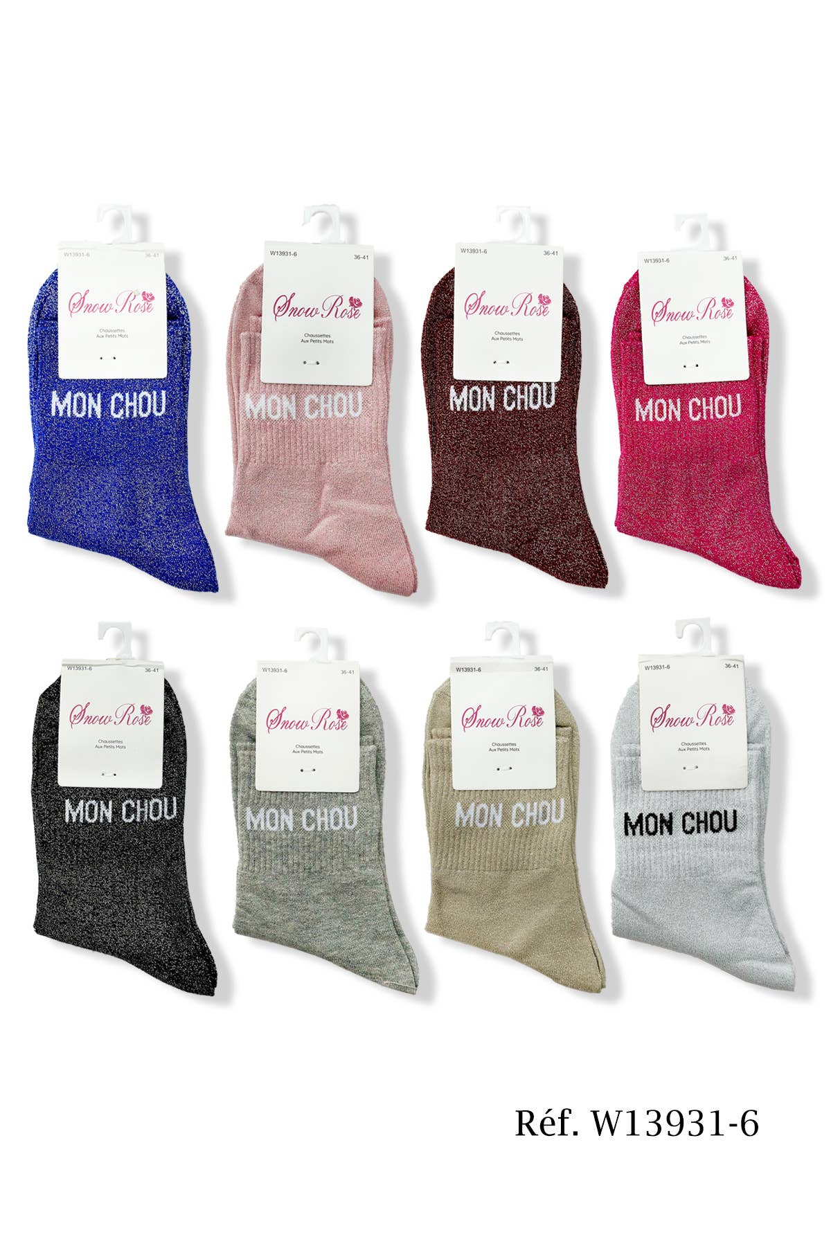 Chaussettes brillantes: Assorties / 36-41
