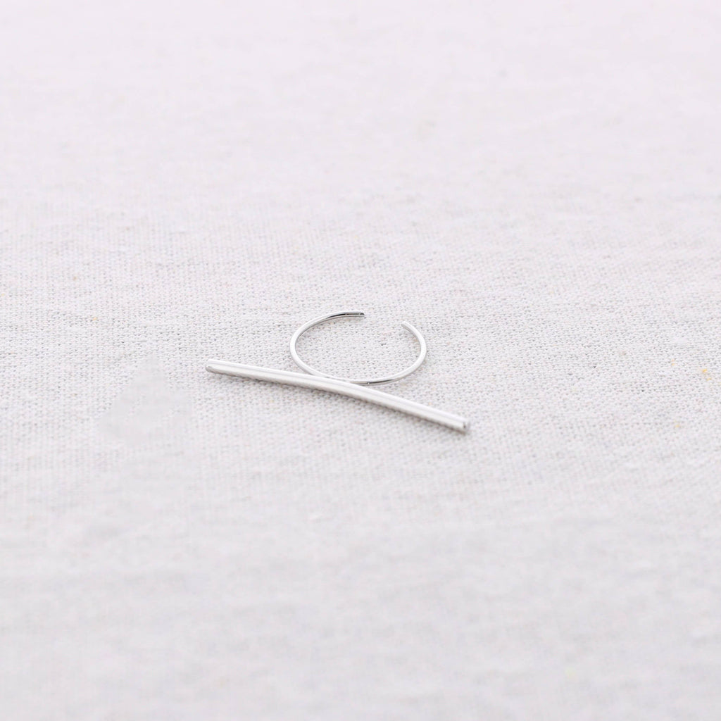 Bague Acier Bâton: Or