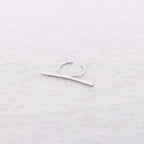 Bague Acier Bâton: Or