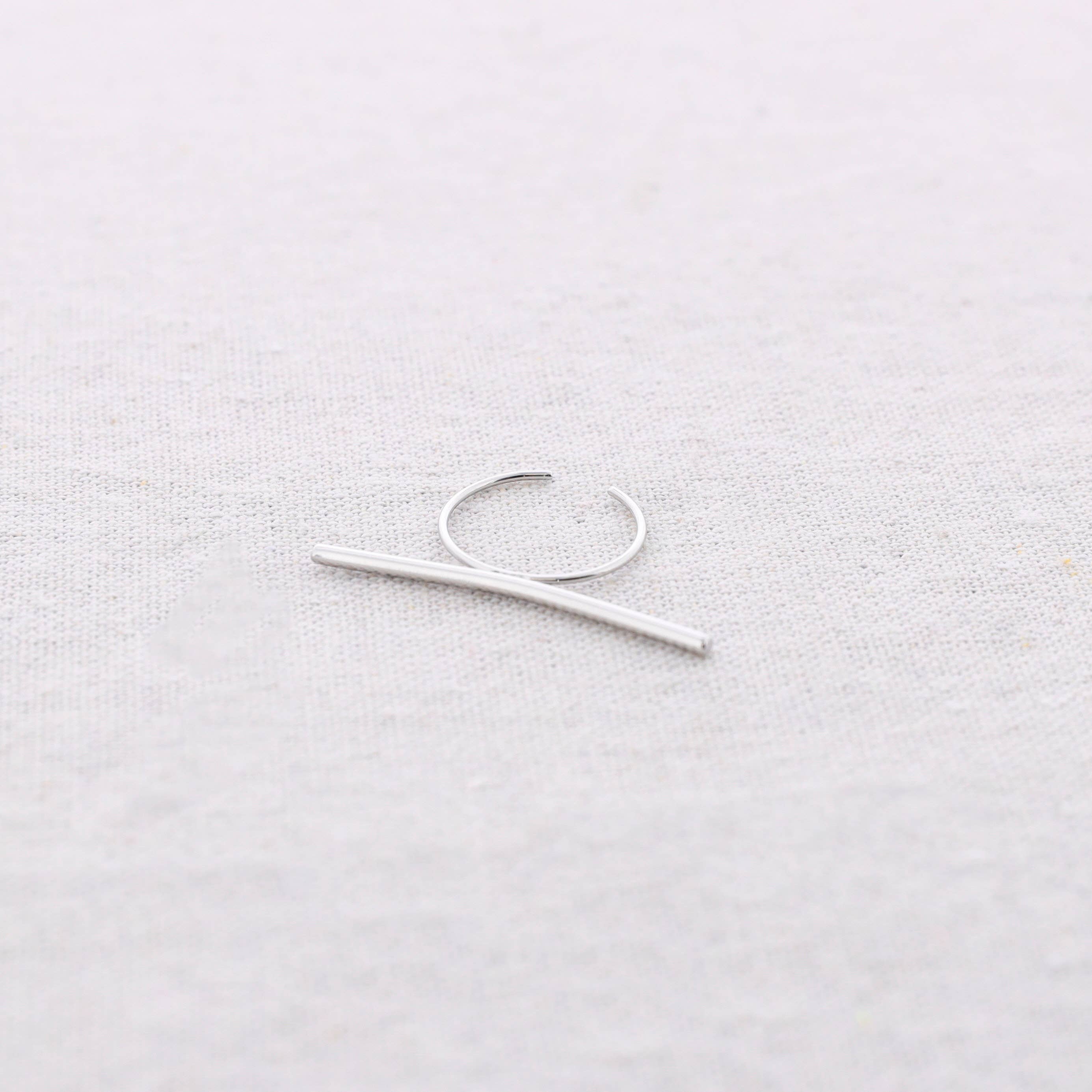 Bague Acier Bâton: Or