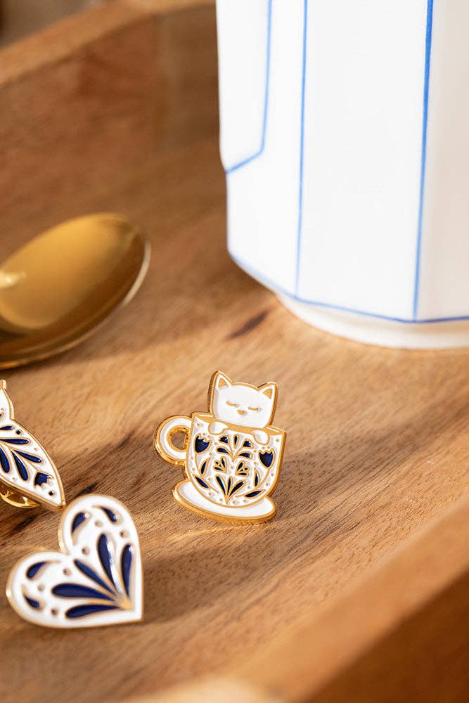 Cup Cat - Pin's émaillés