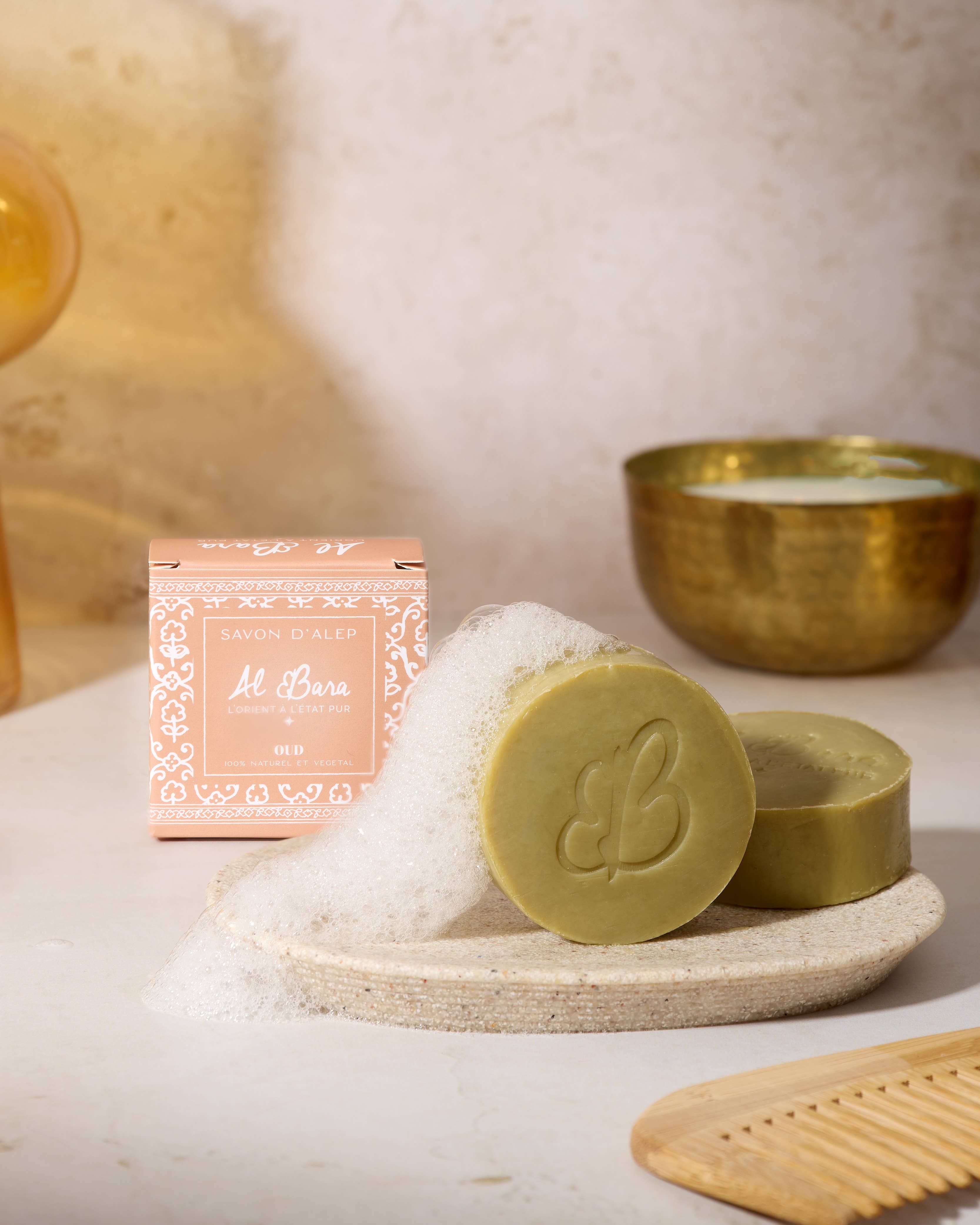 Savon d'Alep parfumé 50g oud