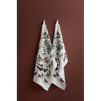 Torchon 100 % coton biologique Garden Birds - Fabriqué en Europe