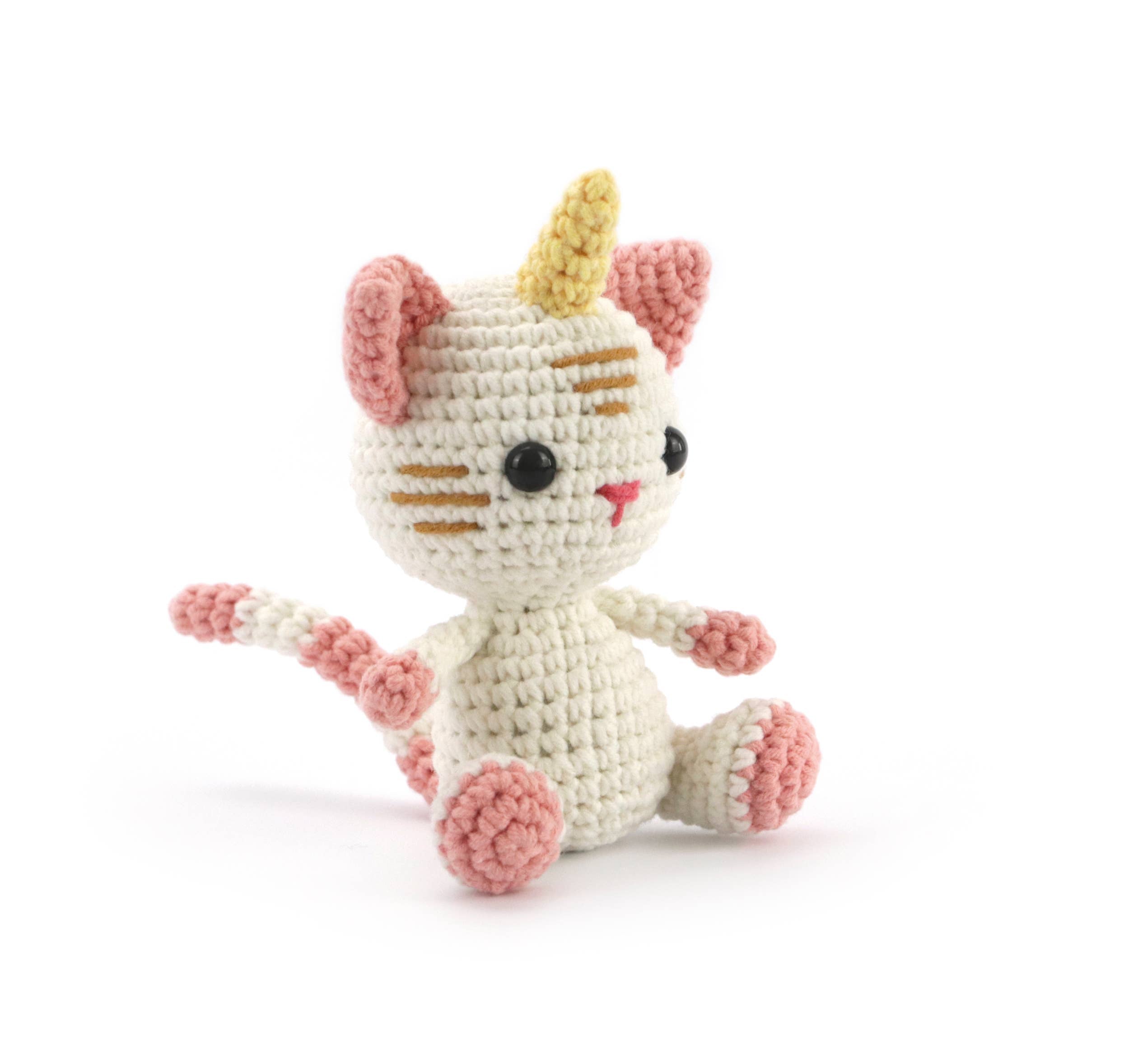 KIT CROCHET CHAT-LICORNE 150 mm