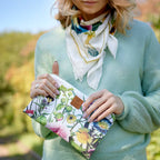 Trousse de toilette Jardin de fleurs - 100 % coton biologique