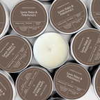 BOUGIE PARFUMÉE EN CIRE DE SOJA | Gâteau de lave & Patchouli: Moyenne