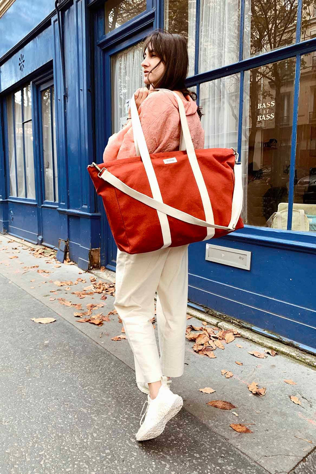 Sac weekend Jean: Cannelle