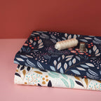 Coupon 50 cm motif Mimosa Marine