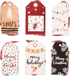 24 étiquettes cadeaux Noël - Décoration cadeaux de Noël