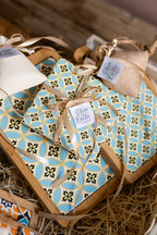 PLANCHE VALLADOLID 4ASS AVEC3 COUTEAUX À FROMAGE