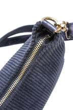 Sac ELEANORE VELOURS - 4134: Noir