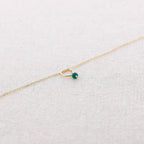 Collier Ras-du-cou Acier Pendentif Anneau Pierre: Noir