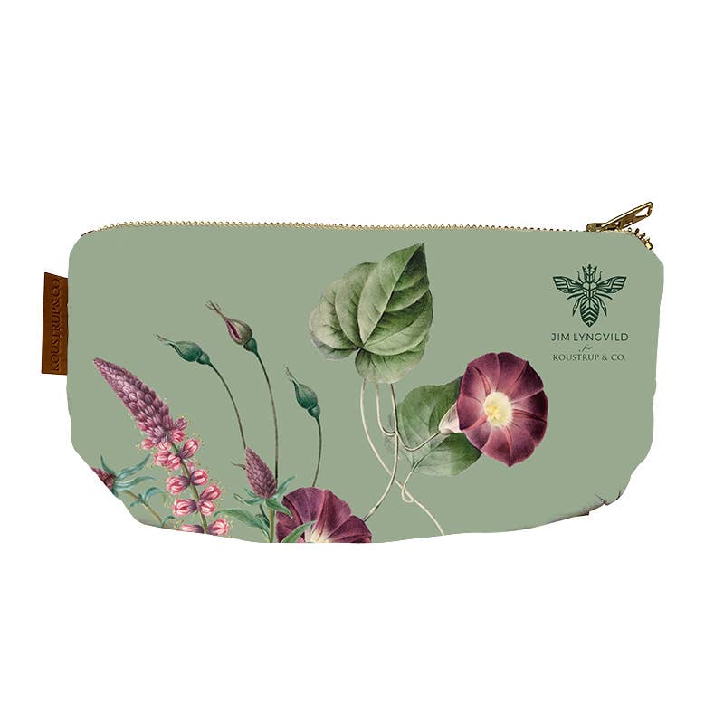 Trousse de toilette Blossom Garden avec fond 100 % coton biologique