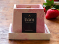 BAM - Bougie parfumée FRAISE - Collection SQUARE