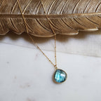 COLLIER JUSTINE LABRADORITE