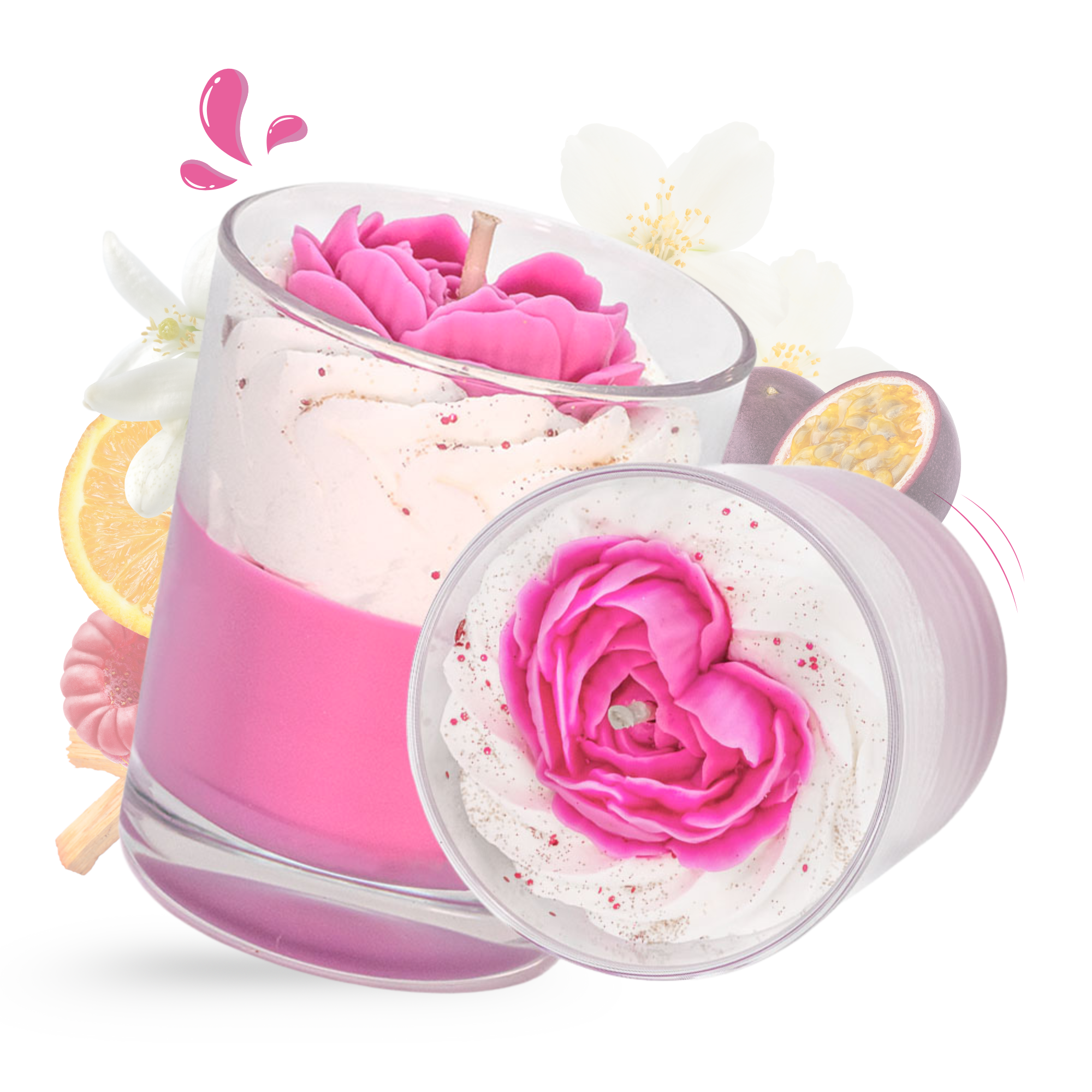 Bougie Gourmande Jasmin Passion Noël